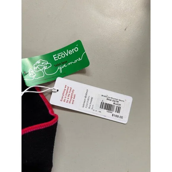 NWT Krimson Klover Cochran 1/4 Zip Sweater Black Color Block W's L MSRP$139 - Picture 8 of 14